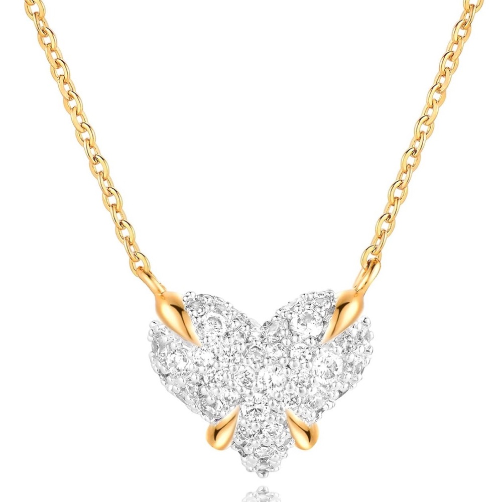 14K Gold Heart Pendant Necklace